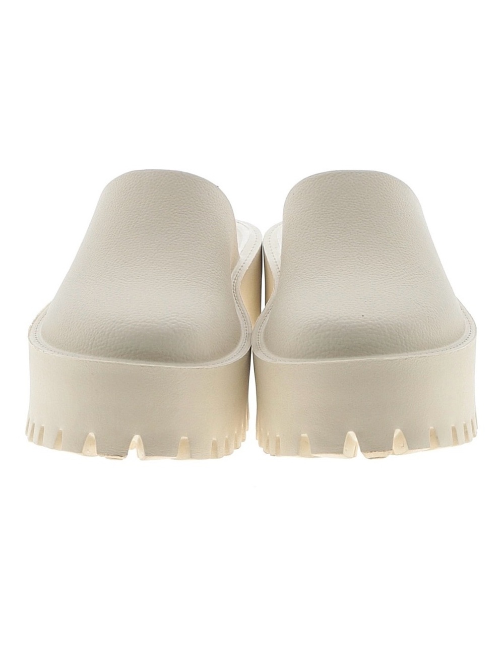 Jeffrey Campbell Cream Platform Lug Clog Mule - Picture 2 of 2